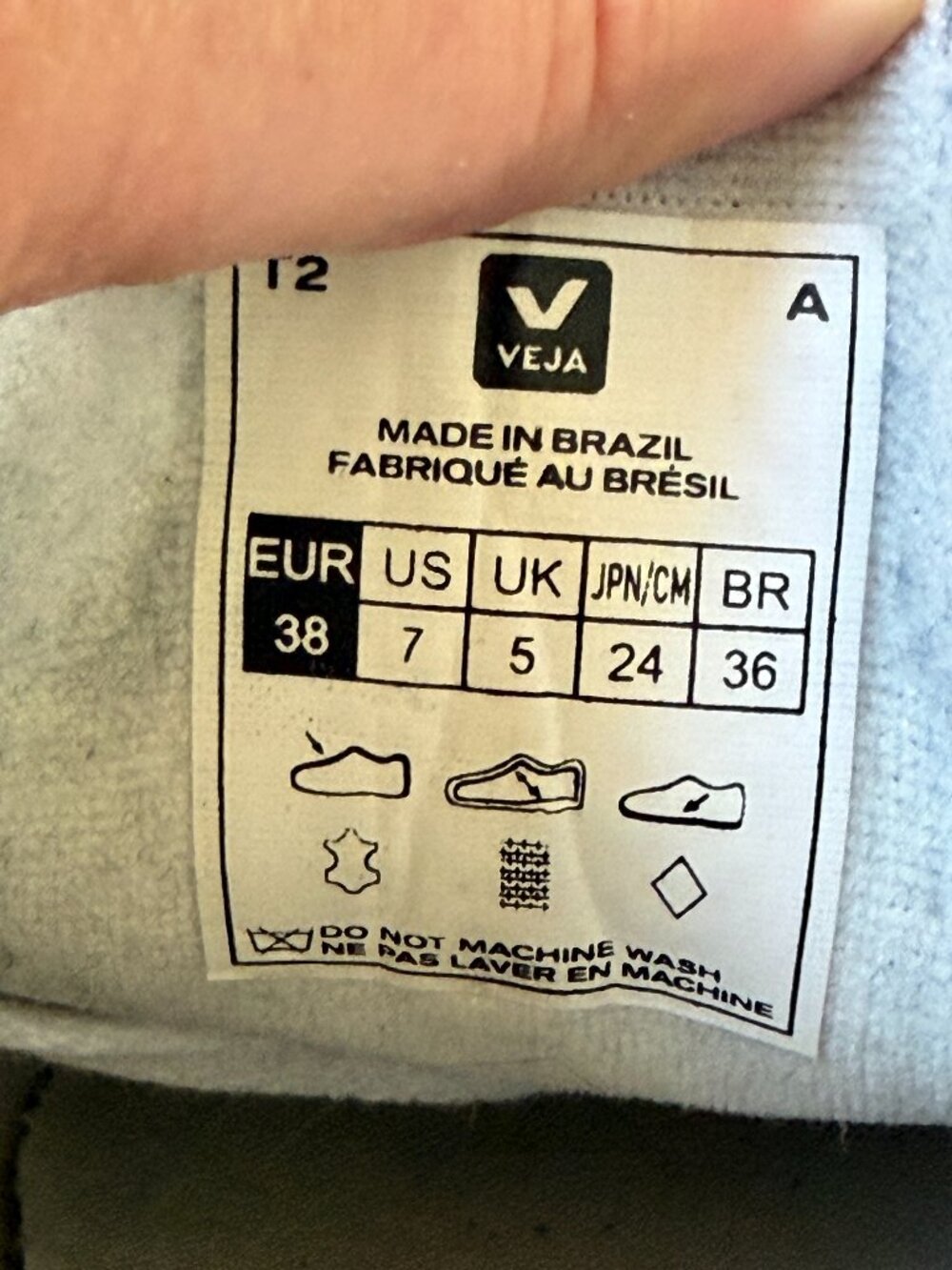 VEJA Esplar Leather White Sneakers - Picture 7 of 13